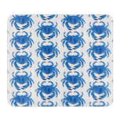 Blue Crab Pattern Snijplank (Voorkant)