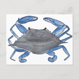 Blue Crab Postcard Briefkaart