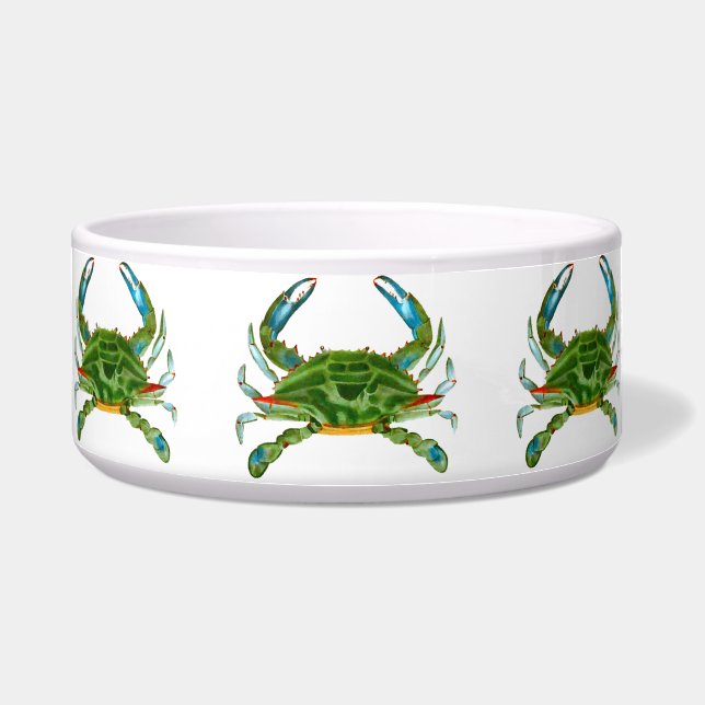 Blue Crab Refuse Bowl Voerbakje (Voorkant)