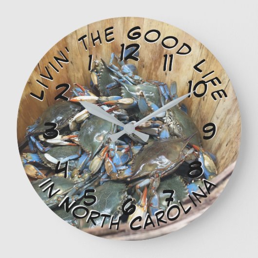 Blue Crab Season in North Carolina Grote Klok (Voorkant)