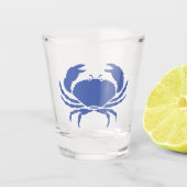 BLUE CRAB SHOT GLASS SHOT GLAS (Voorkant)