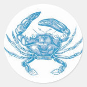 Blue Crab Sticker (Voorkant)