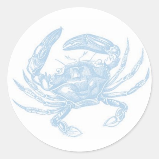 Blue Crab Sticker (Voorkant)