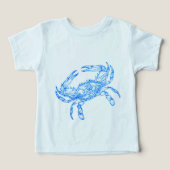 Blue Crab T-shirt (Design voorkant)
