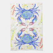 Blue Crab Tea Towel Theedoek (Verticaal)
