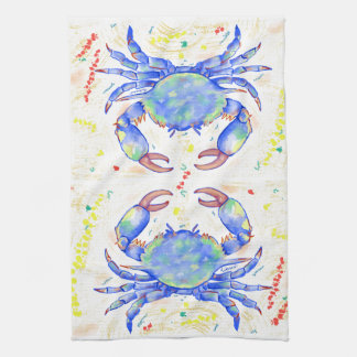 Blue Crab Tea Towel Theedoek