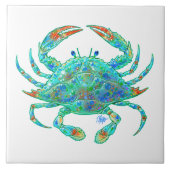 Blue Crab Tile Tegeltje (Voorkant)