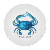 Blue Crab Waterverf Art - Coastal Zee Life Snijplank (Voorkant)
