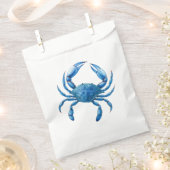Blue Crab Waterverf Illustratie - Ocean Zee Life Bedankzakje (Geknipt)