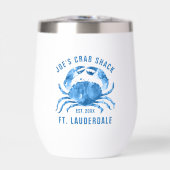 Blue Crab Waterverven Illustratie Aangepaste tekst (Voorkant)