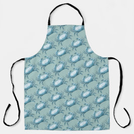  Blue Crab Whimsical Crabby Pattern Schort
