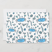 Blue Crab Zee Animals Shell Boy Birthday Kaart (Achterkant)
