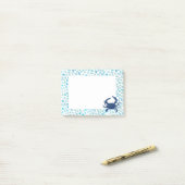 Blue Crab Zee Glass Notes (Op bureau)