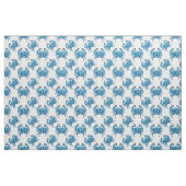 Blue Crabs kustpatroon Stof (Yard (91,4 cm))