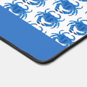 Blue Crabs Seaside Pattern Bureaumat (Hoek)