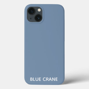 Blue Crane blue color name Hoesje-Mate iPhone Case