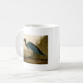 Blue Crane Heron Audubon Painting Koffiemok (Voorkant links)