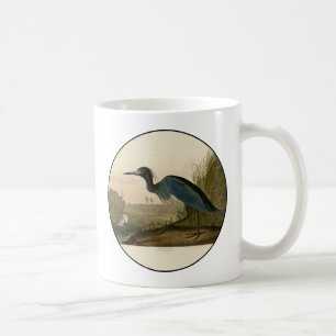 Blue Crane Heron Audubon Painting Koffiemok
