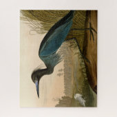 Blue Crane Heron Audubon Painting Legpuzzel (Verticaal)