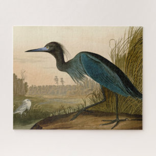 Blue Crane Heron Audubon Painting Legpuzzel