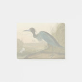 Blue Crane Heron Audubon Painting Post-it® Notes (Voorkant)