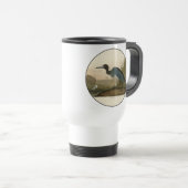 Blue Crane Heron Audubon Painting Reisbeker (Voorkant rechts)