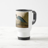 Blue Crane Heron Audubon Painting Reisbeker (Voorkant rechts)