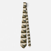 Blue Crane, Heron, van Audubon's Birds of America Stropdas (Voorkant)