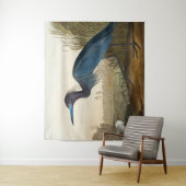 Blue Crane of Heron, 1836, De vogels van Amerika Wandkleed (In situ)
