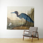 Blue Crane of Heron, 1836, De vogels van Amerika Wandkleed (In Situ (horizontaal))