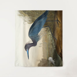 Blue Crane of Heron, 1836, De vogels van Amerika Wandkleed