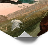 Blue Crane of Heron Birds of America Audubon Print (Hoek)