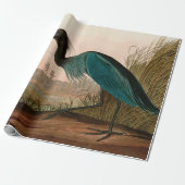Blue Crane of Heron Birds of America Audubon Print Cadeaupapier (Uitgerold)