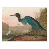 Blue Crane of Heron Birds of America Audubon Print Tafelkleed (Voorkant (Horizontaal))
