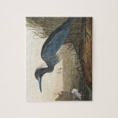 Blue Crane of Heron uit Amerikaanse vogels Legpuzzel (Verticaal)