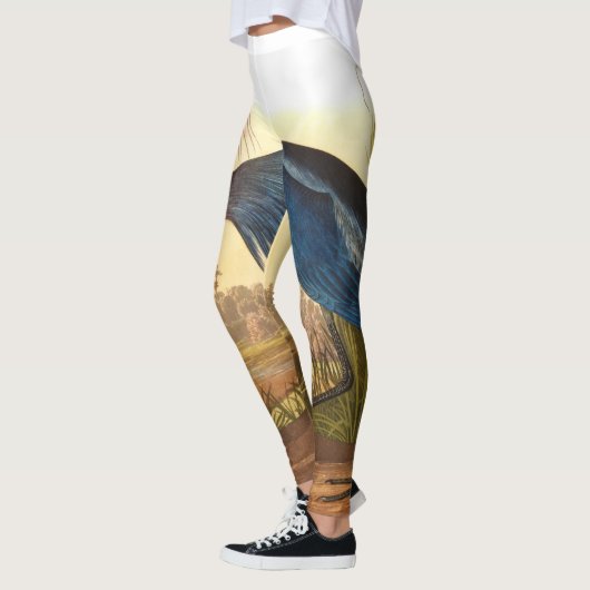 Blue Crane of Heron van John James Audubon Leggings (Links)