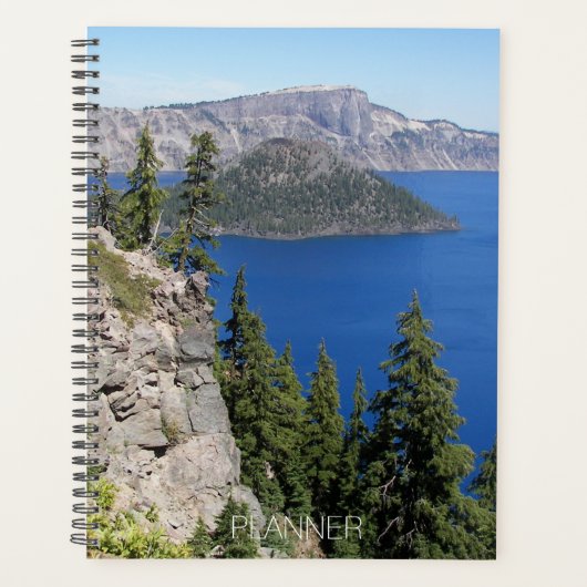 Blue Crater Lake Foto Planner (Voorkant)