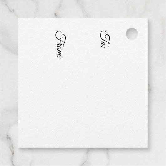 Blue Crawling Baby shower Bedankjes Labels (Achterkant)