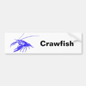 blue crayfish bumpersticker (Voorkant)