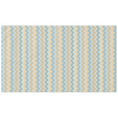 Blue Cream Chevron Stripes Tafelkleed (Voorkant (Horizontaal))