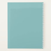 Blue Cream Chicken Art Gepersonaliseerde Homestead Planner (Achterkant)