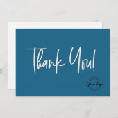 Blue Cream Company Logo Social Bedankt (Voorkant / Achterkant)