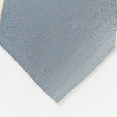 Blue Cream Ivory Abstract Waves Beach Fleece Deken (Hoek)