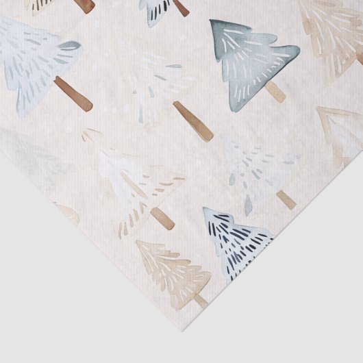 Blue Cream kerstbomen Tissuepapier (Detail)
