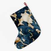 Blue Cream Koeienhuid Kerstnaam Grote Kerstsok (Achterkant (Hangend))