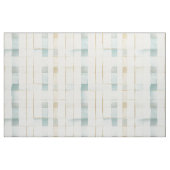 Blue Cream Squares Stof (Fat Quarter)