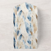 Blue Cream Zee Sand Ocean Beach All In One Uitnodiging (Buitenkant)