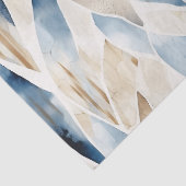 Blue Cream Zee Sand Ocean Serenity Tissuepapier (Detail)