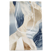 Blue Cream Zee Zand Abstract Medium Cadeauzakje (Voorkant)