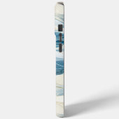 Blue Cream Zee Zand Ocean Waves Case-Mate iPhone Case (Achterkant / Links)